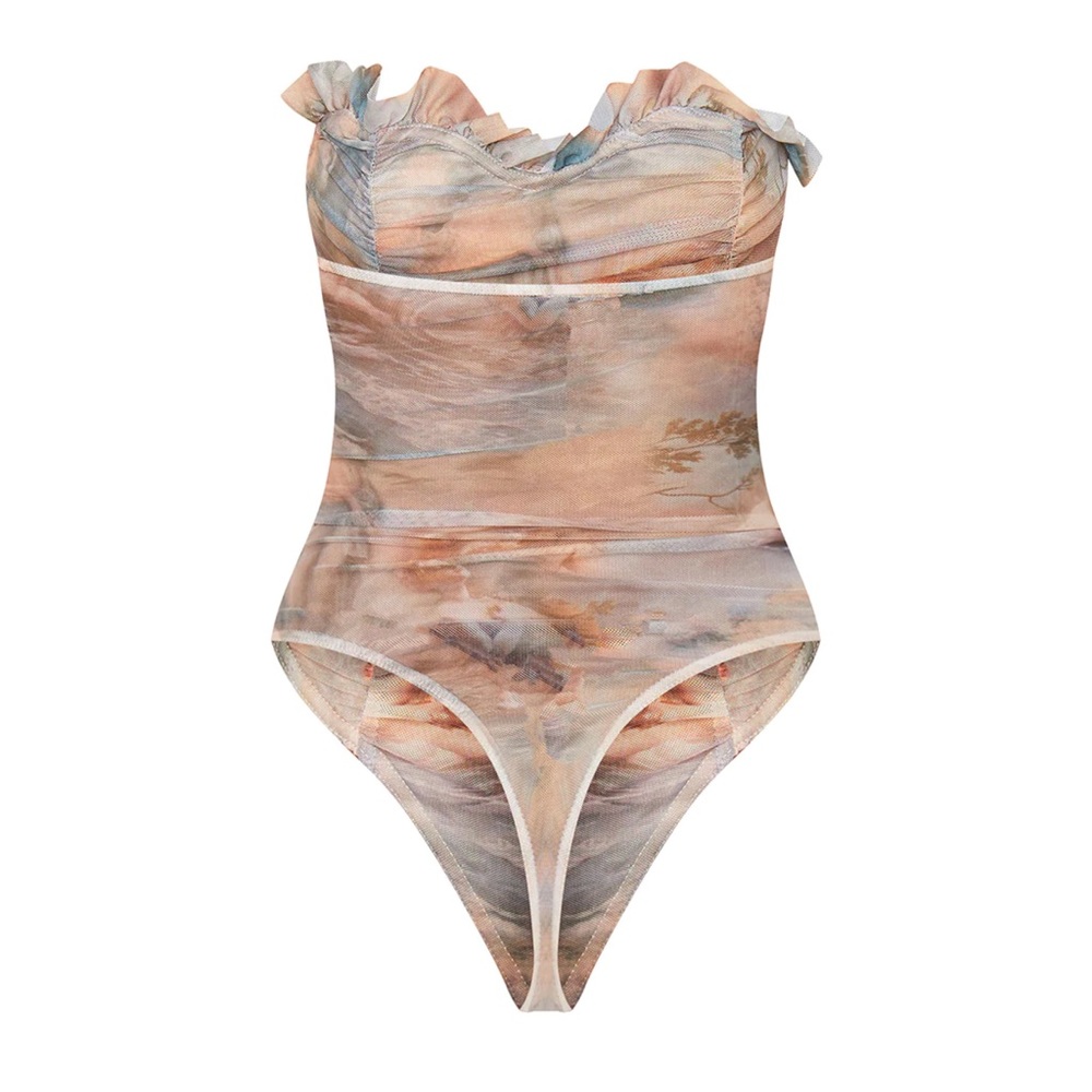PrettyLittleThing Renaissance Bodysuit - Picture 3 of 4